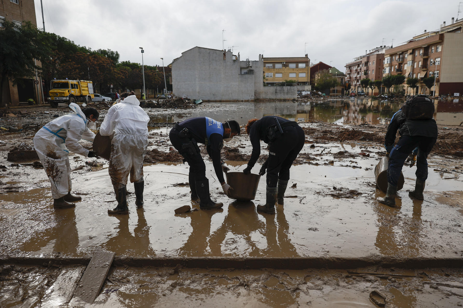 Las lluvias pasan de puntillas por Paiporta: 