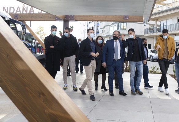 Vinaròs estrena estación de autobuses en el Parc Catalinetes renovada con cerámica de Castellón 