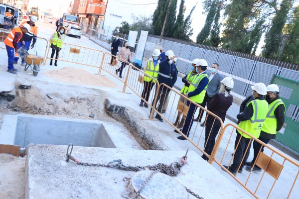 El nuevo colector de Cabezo de Torres contra las inundaciones del norte de Murcia encara la recta final