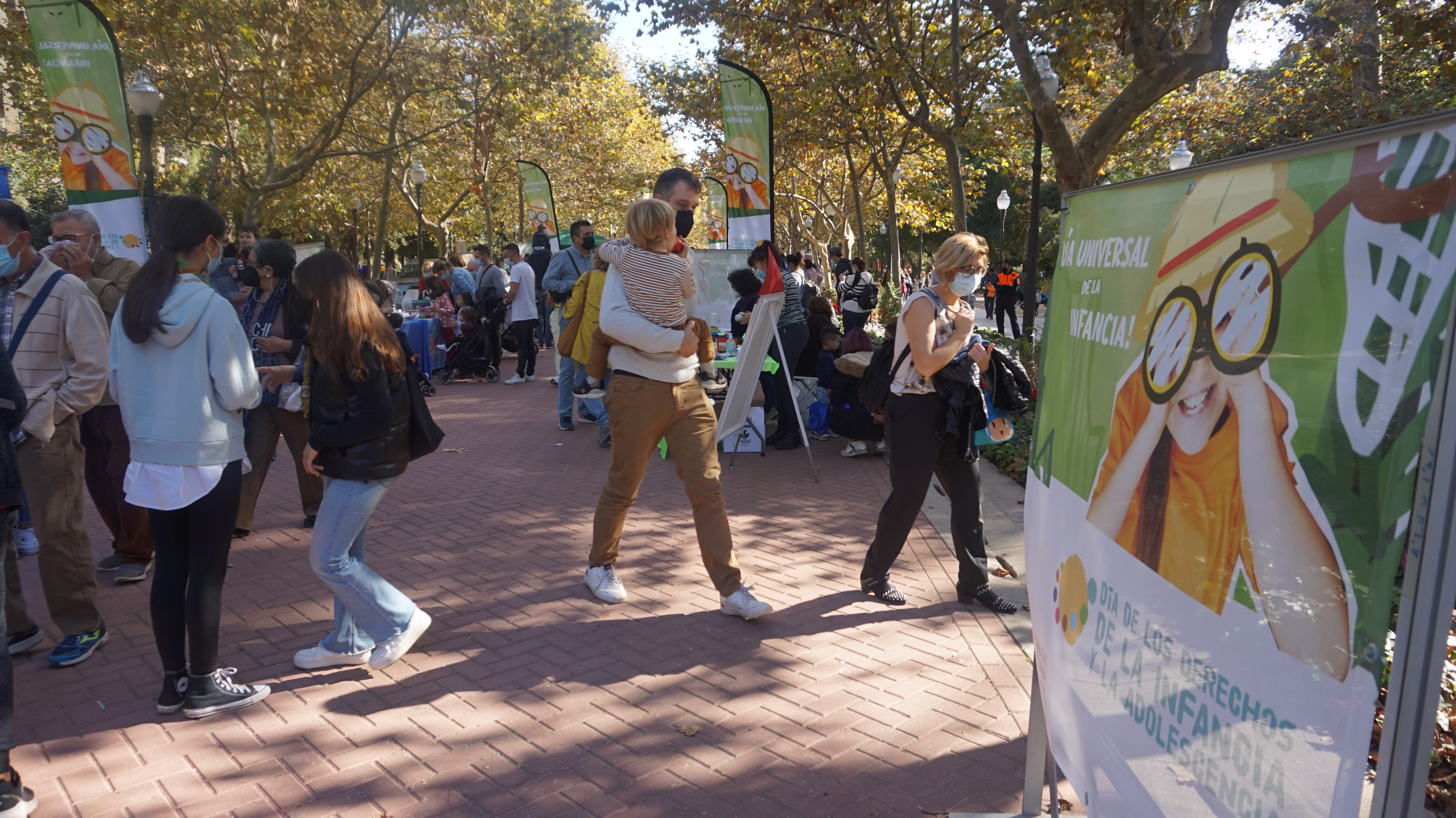 Castelló visibilitza els drets dels xiquets i xiquetes amb una jornada lúdica al parc Ribalta