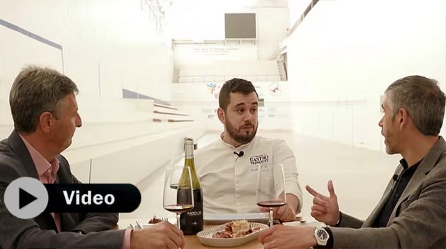 La cocina de Pablo Margós y el vino de Bodegas Nodus en el Trinquet de Pelayo