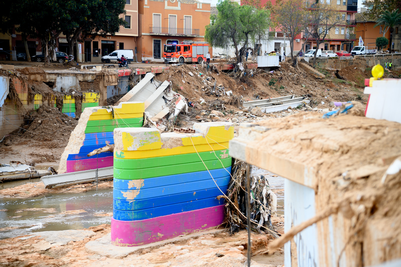 Un pueblo dividido por un barranco, ¿qué pasará con los cuatros puentes derribados por la Dana en Picanya?