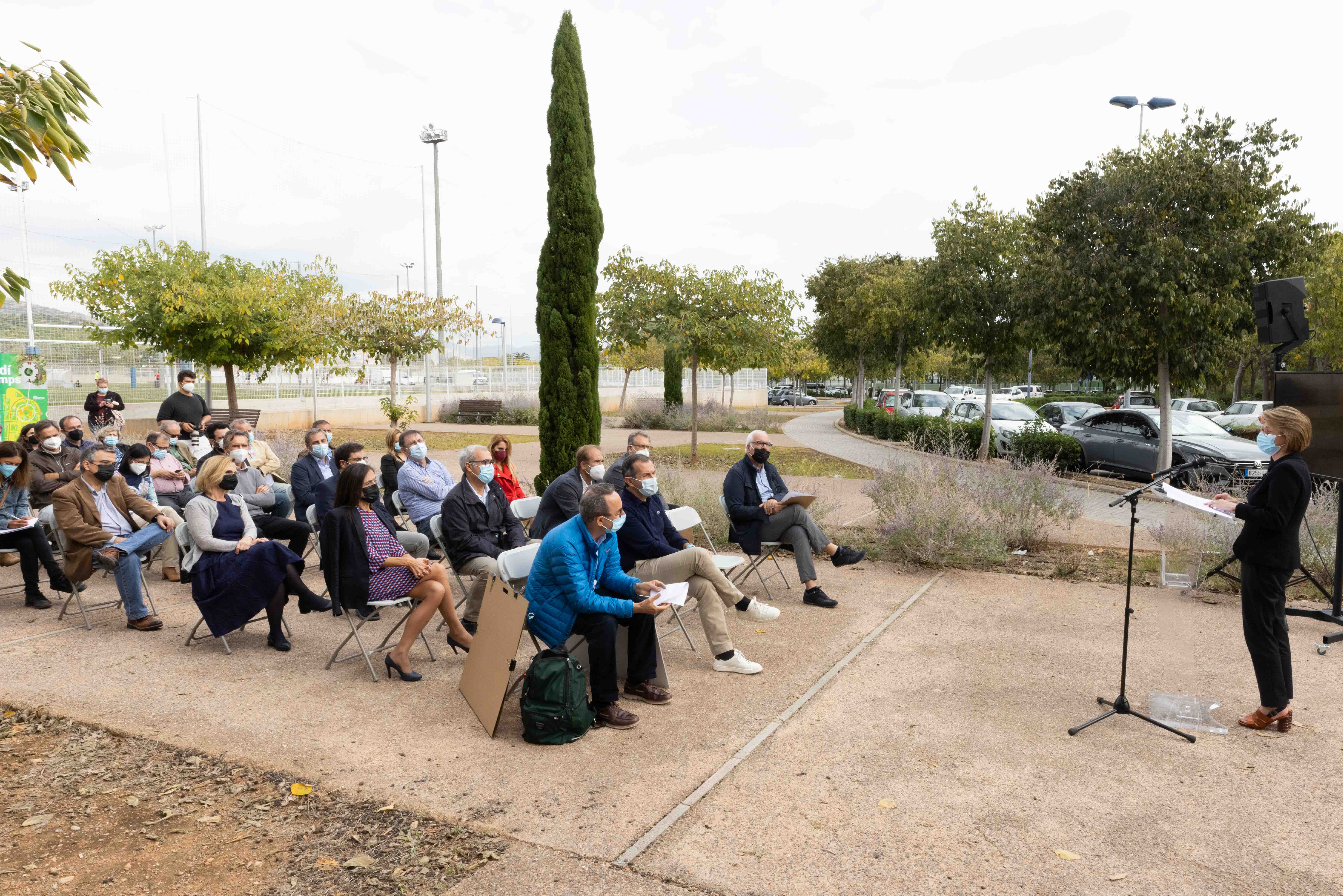La UJI presenta 'El jardí del Temps', una nueva zona verde de 10.000 metros cuadrados en el campus