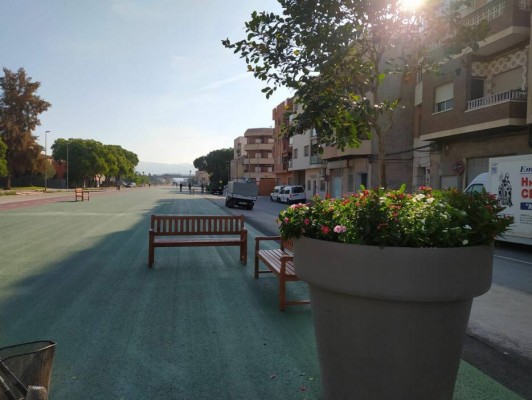 El bulevar del sur de Murcia, de zona fronteriza a disfrute vecinal: 