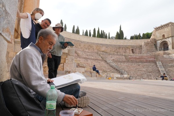 Cuando el maestro es Pedro Cano y el escenario el Teatro Romano de Cartagena