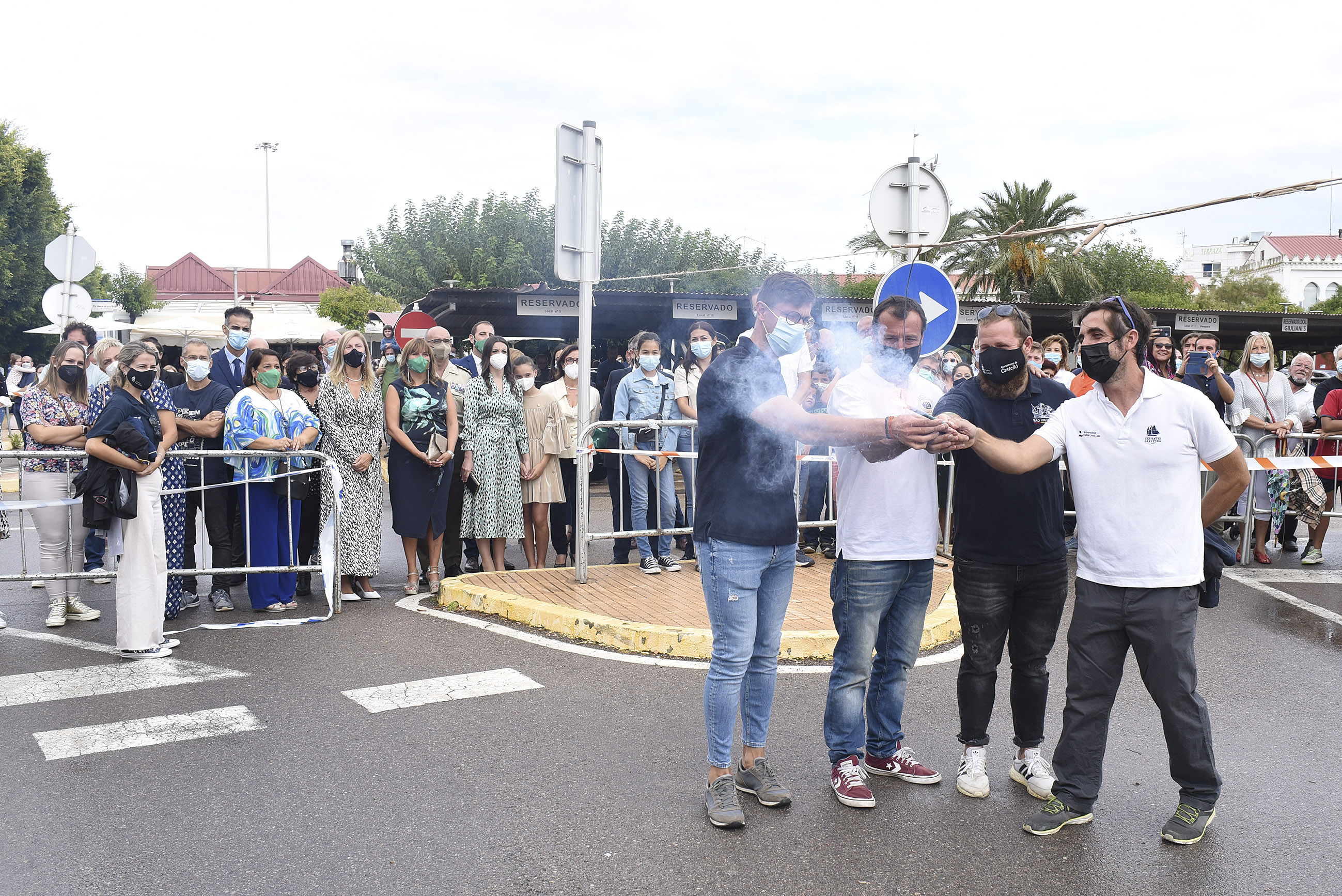 El Grau acoge una 'mascletà' en la segunda jornada de 'Escala a Castelló'