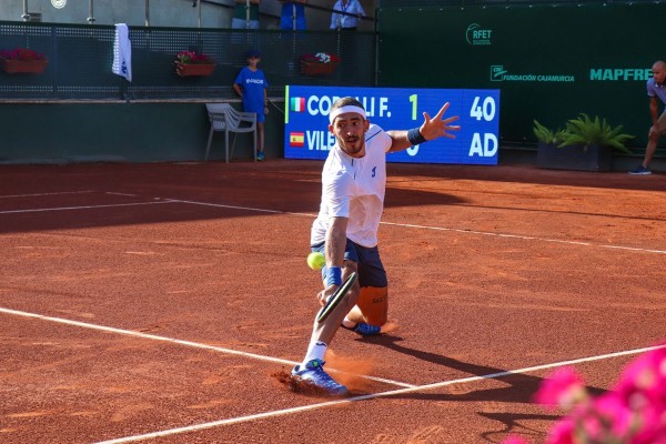 Roberto Ortega, único español que accede por ahora a la segunda ronda del Challenger de Murcia