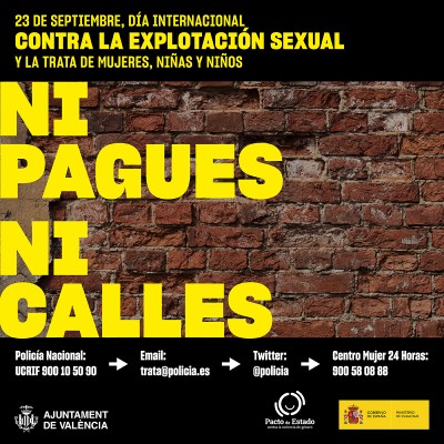 
El Ayuntamiento de València impulsa una campaña contra la explotación sexual