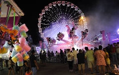 Una alfombra mágica giratoria y una experiencia inmersiva con láser, entre las novedades de la Feria de Murcia