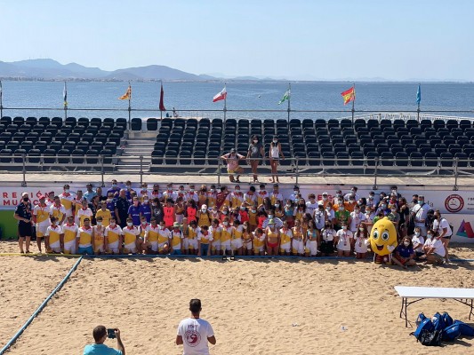 Murcia gana dos platas en el Nacional Escolar en La Manga