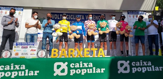 Mikel Retegi, primer líder de la Volta a Valencia 
