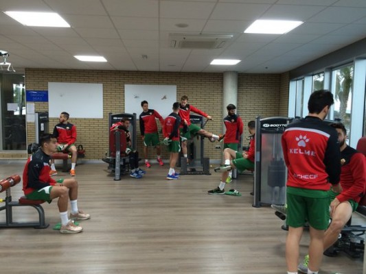 El Elche cambia el entrenamiento en el estadio por una sesión de recuperación en un spa