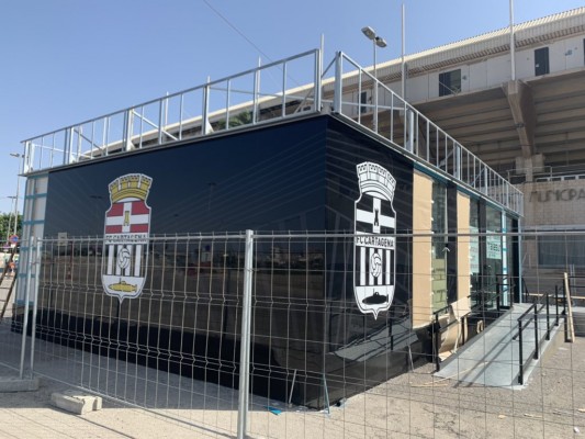 El Cartagena ya tiene su nueva tienda en la explanada del Cartagonova