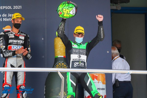 Fermín Aldeguer se proclama campeón europeo de Moto2 con 9 victorias en 10 carreras