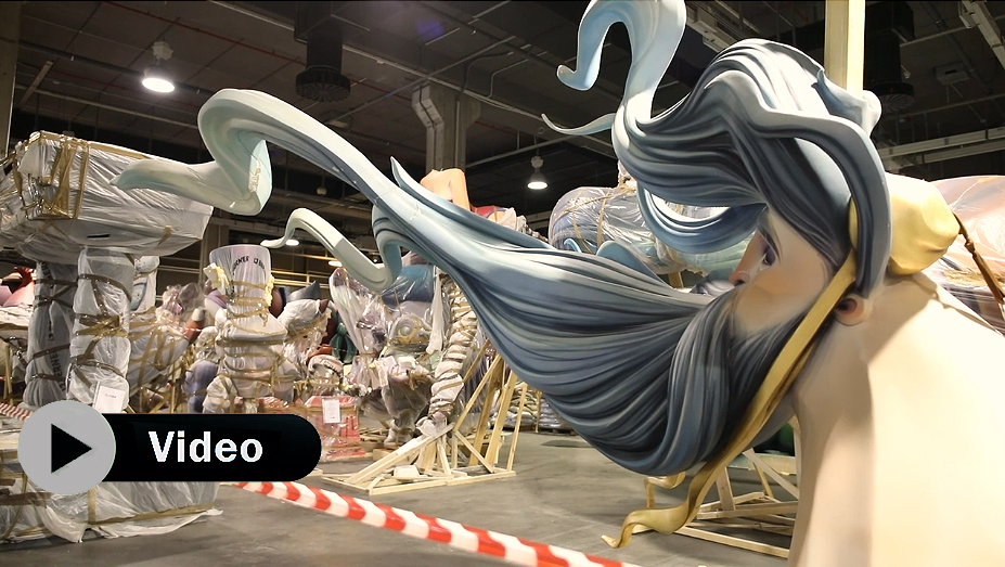 ¿Dónde han estado guardados los monumentos falleros en la pandemia?  