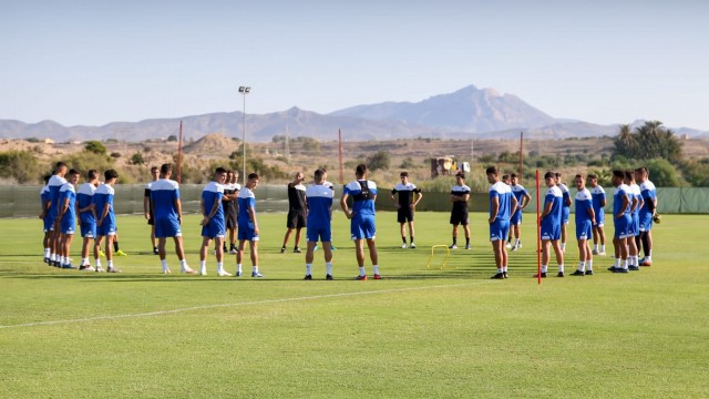 El Hércules ya suda en Fontcalent