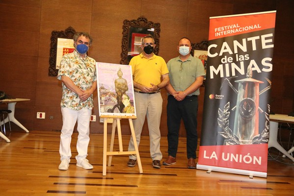 La Unión se prepara para su concurso nacional de trovos con la presentación del cartel, obra de Javier Lorente