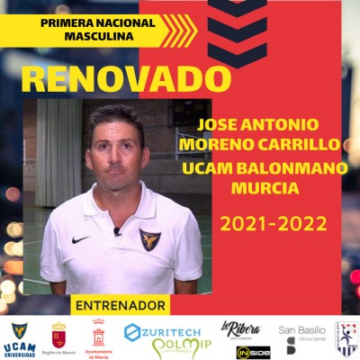 Moreno y Gálvez siguen al frente de los equipos masculino y femenino del UCAM BM Murcia
