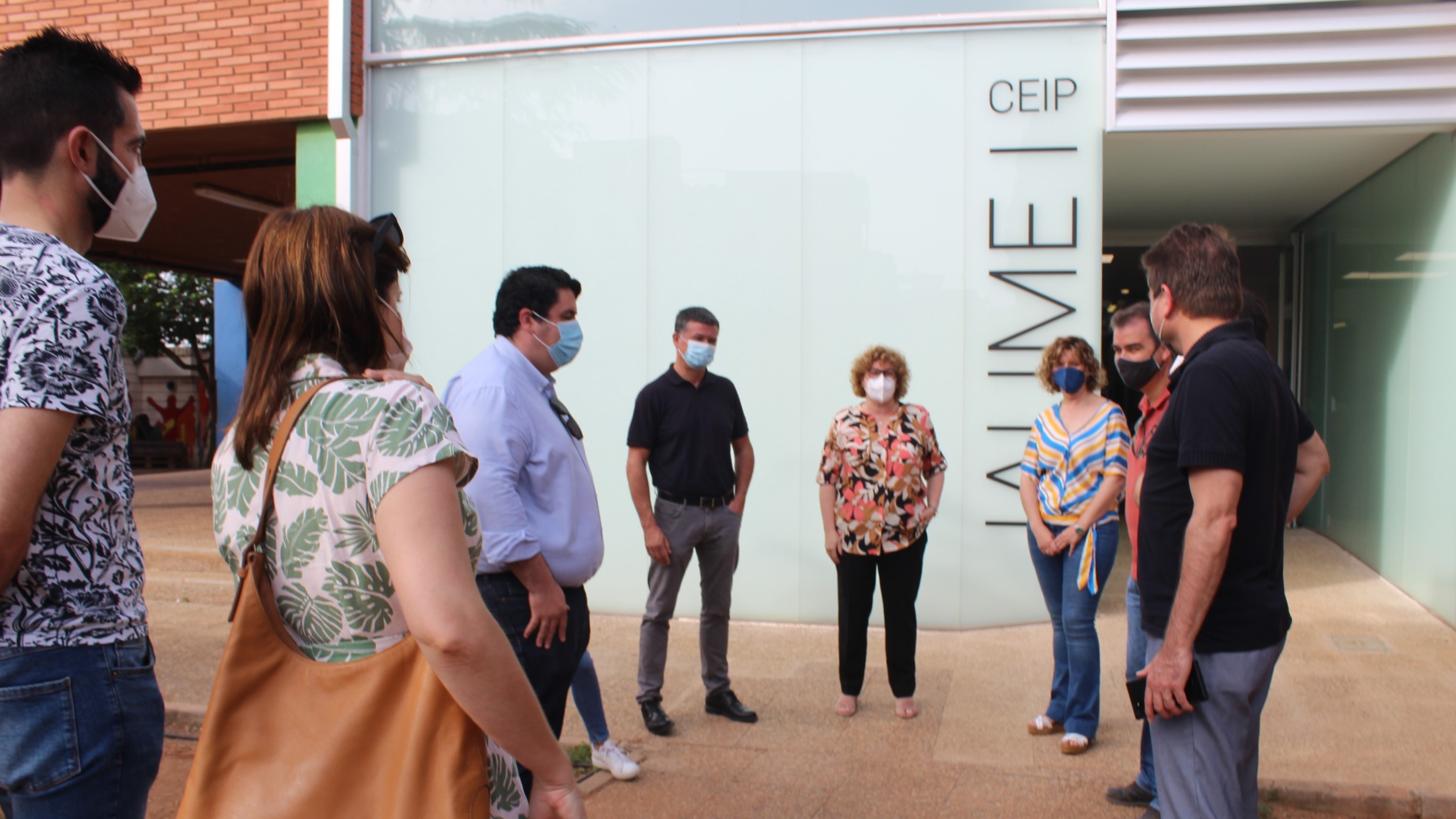 Nules recepciona las obras del nuevo gimnasio y escalera de emergencia del CEIP Jaume I 