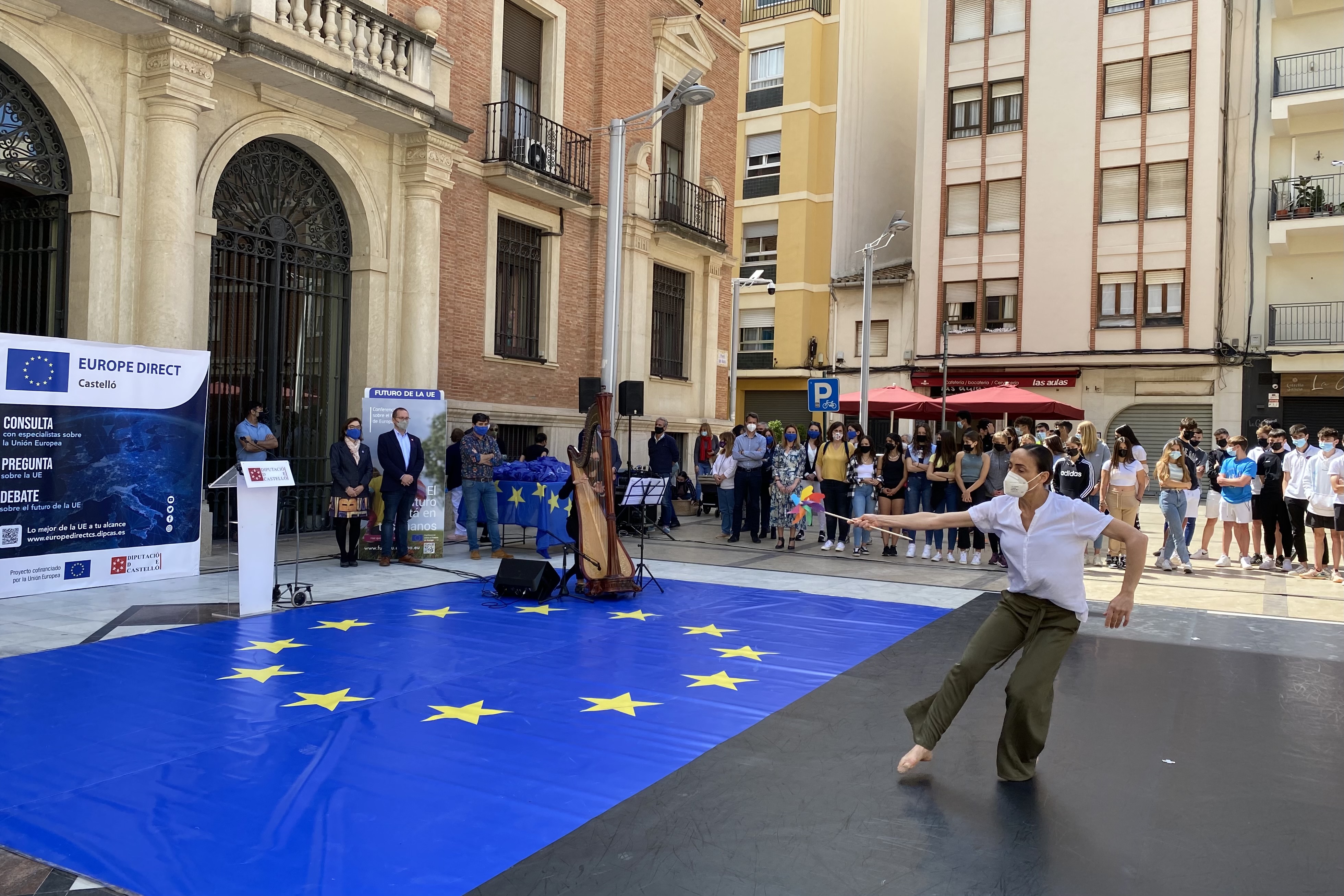La Diputación destaca la cooperación entre estados y el Pacto Verde para conmemorar el día de Europa
