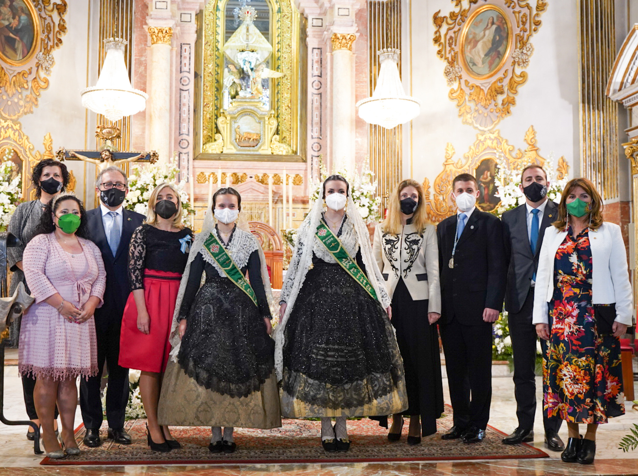 Marco i part de l'equip de Govern participa en les festes per la Mare de Déu de Lledó
