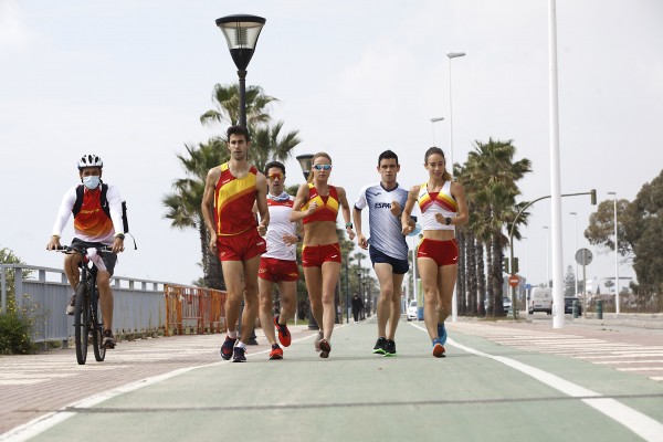 La selección española de marcha se concentra en Castelló para preparar el Europeo por equipos