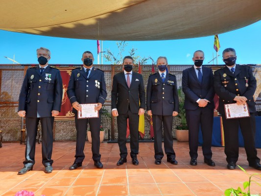 Homenaje a los funcionarios jubilados, Policía Local y Protección Civil en Alcantarilla