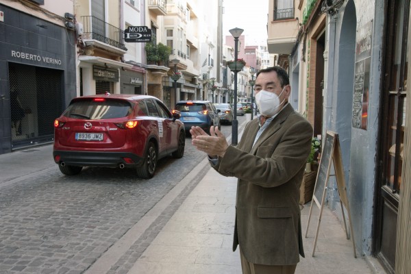 Los comercios del centro de Castelló piden apagar las cámaras de tráfico hasta final de año