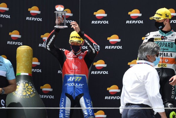 Pedro Acosta hace que la Región suba al podio en el Mundial de velocidad por tercera vez