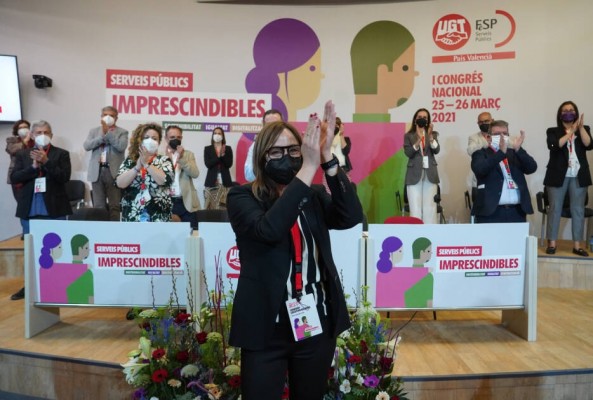 Mayte Montaner, nueva secretaria de la Federación de Empleados de Servicios Públicos de UGT PV