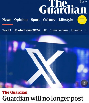 'The Guardian' deja de publicar noticias en X (antigua Twitter) por ser 