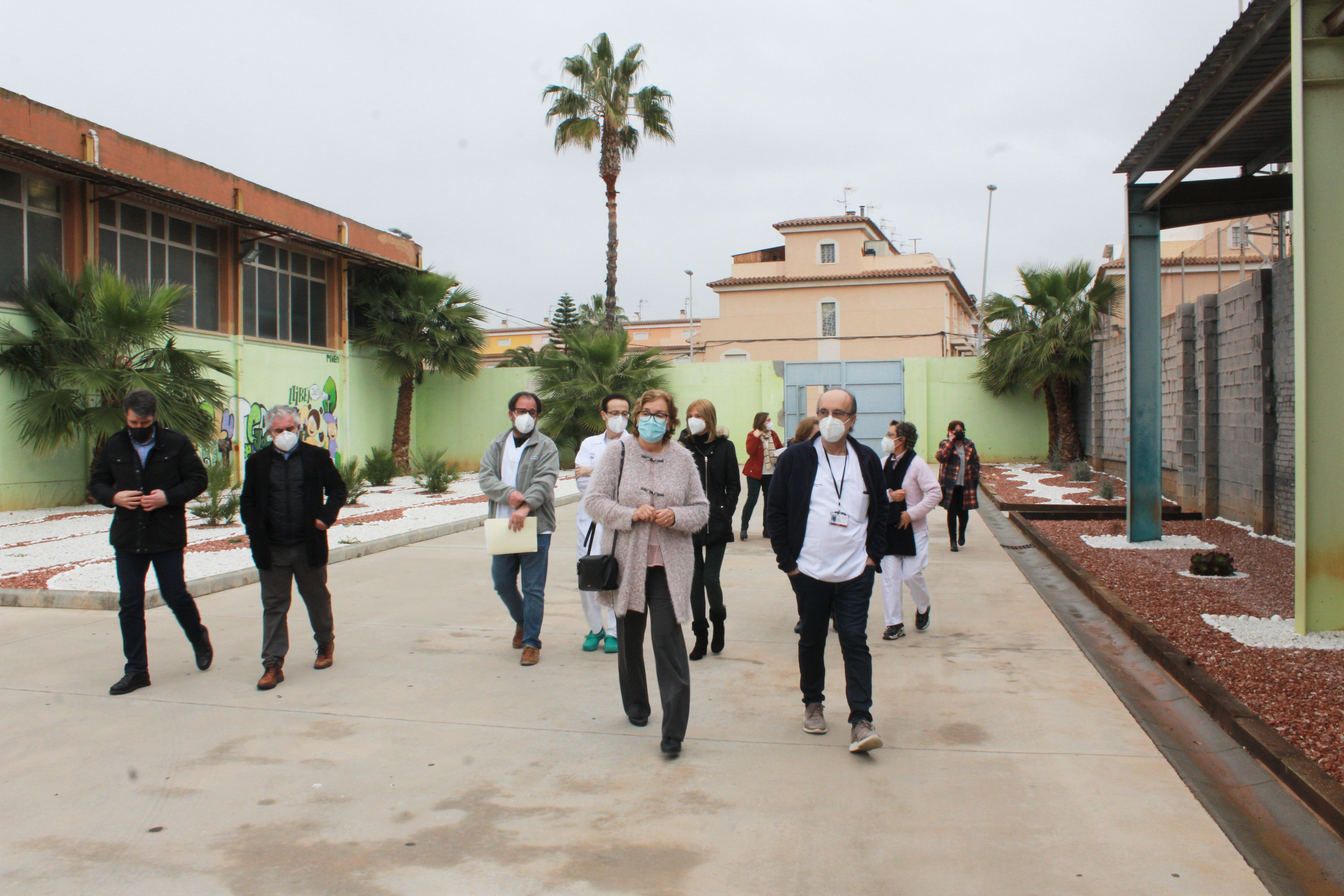 Borriana muestra a Sanidad las instalaciones municipales para la vacunación contra la covid-19