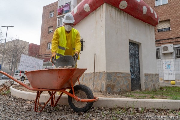 Arrancan las obras en el parque Sauces con casi tres años de retrasos y estará acabado tras el verano