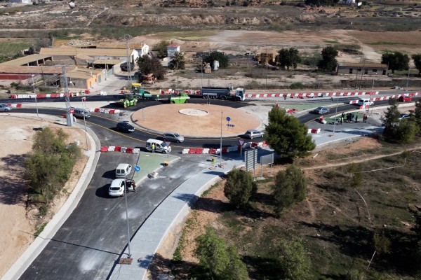 La nueva rotonda Viña del Mar alivia el tráfico de San José Obrero, una vía de alta accidentalidad
