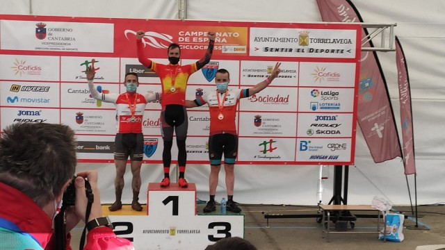 El lorquino Francisco Daniel Giménez, campeón de España máster 30A de ciclocross