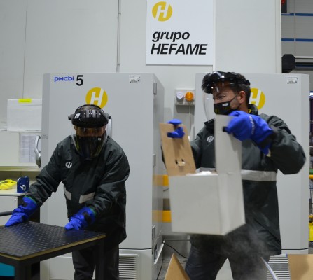 El primer gran lote de la vacuna de Pfizer ya está en la Región de Murcia