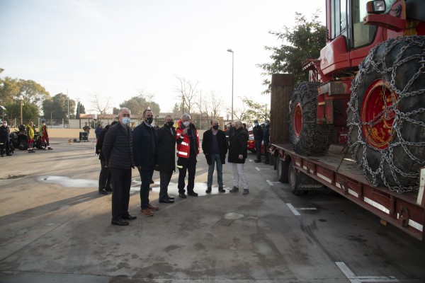 El Consorcio de Bomberos presenta su dispositivo antinevadas con 200 efectivos  y 18 quitanieves