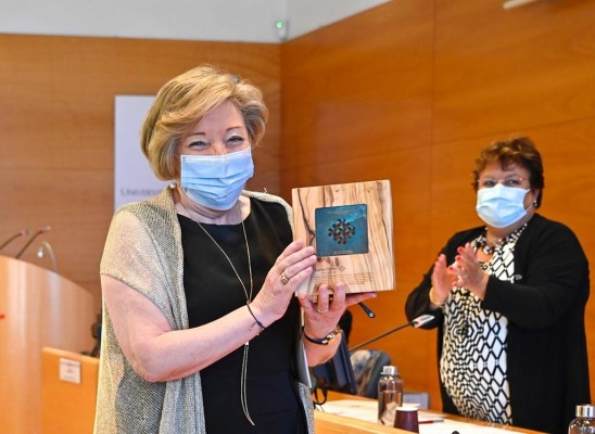 Anna Lluch i Joan Viñas reben la Medalla d'Honor 2020 de la Xarxa Vives d'Universitats