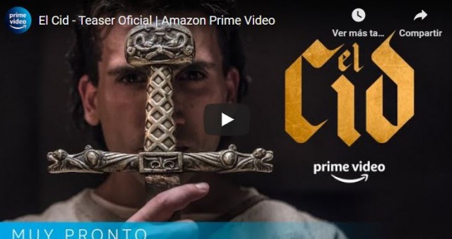 Jaime Lorente, El Cid murciano de Amazon Prime: primeras imágenes
