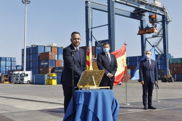 Rafa Simó confía en que el acceso sur en tren al puerto de Castellón se pague con fondos europeos