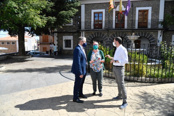 La Diputación visita las obras del Plan 135 en los municipios de Teresa, El Toro y Bejís