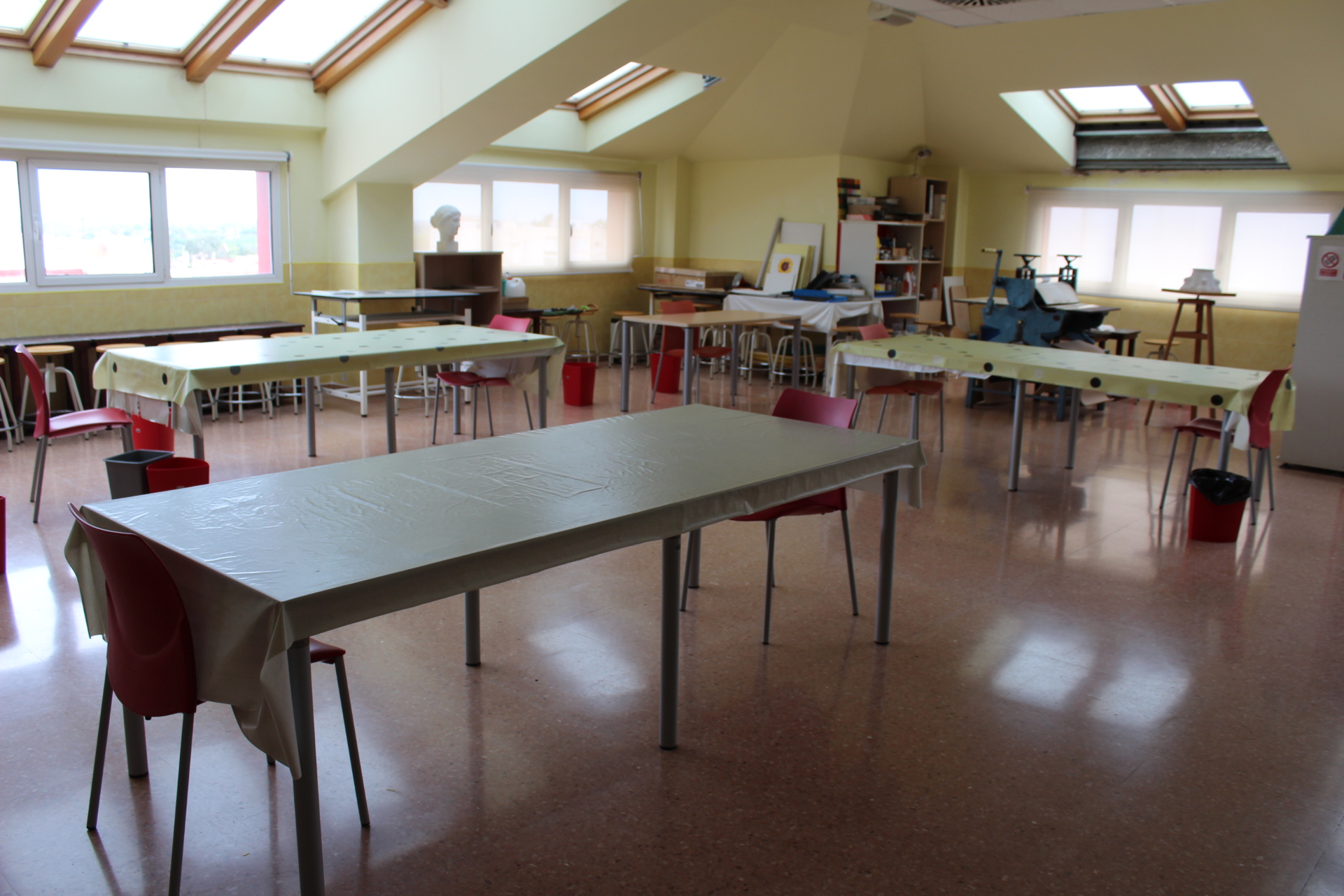  El Centre de les Arts Rafel Martí de Viciana de Borriana, preparado para el inicio del curso
