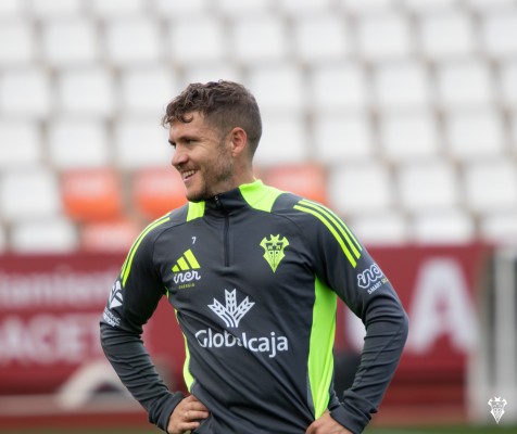 El delantero del Albacete Juanma quiere 