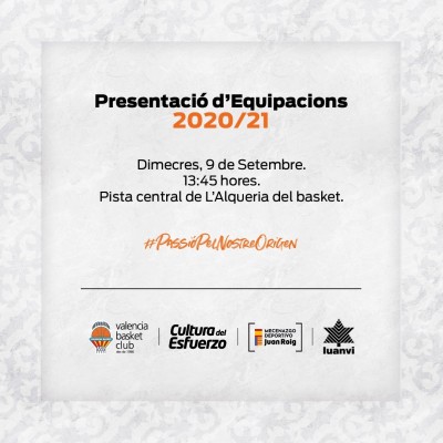 Directo: Sigue la presentación de las nuevas camisetas de Valencia Basket