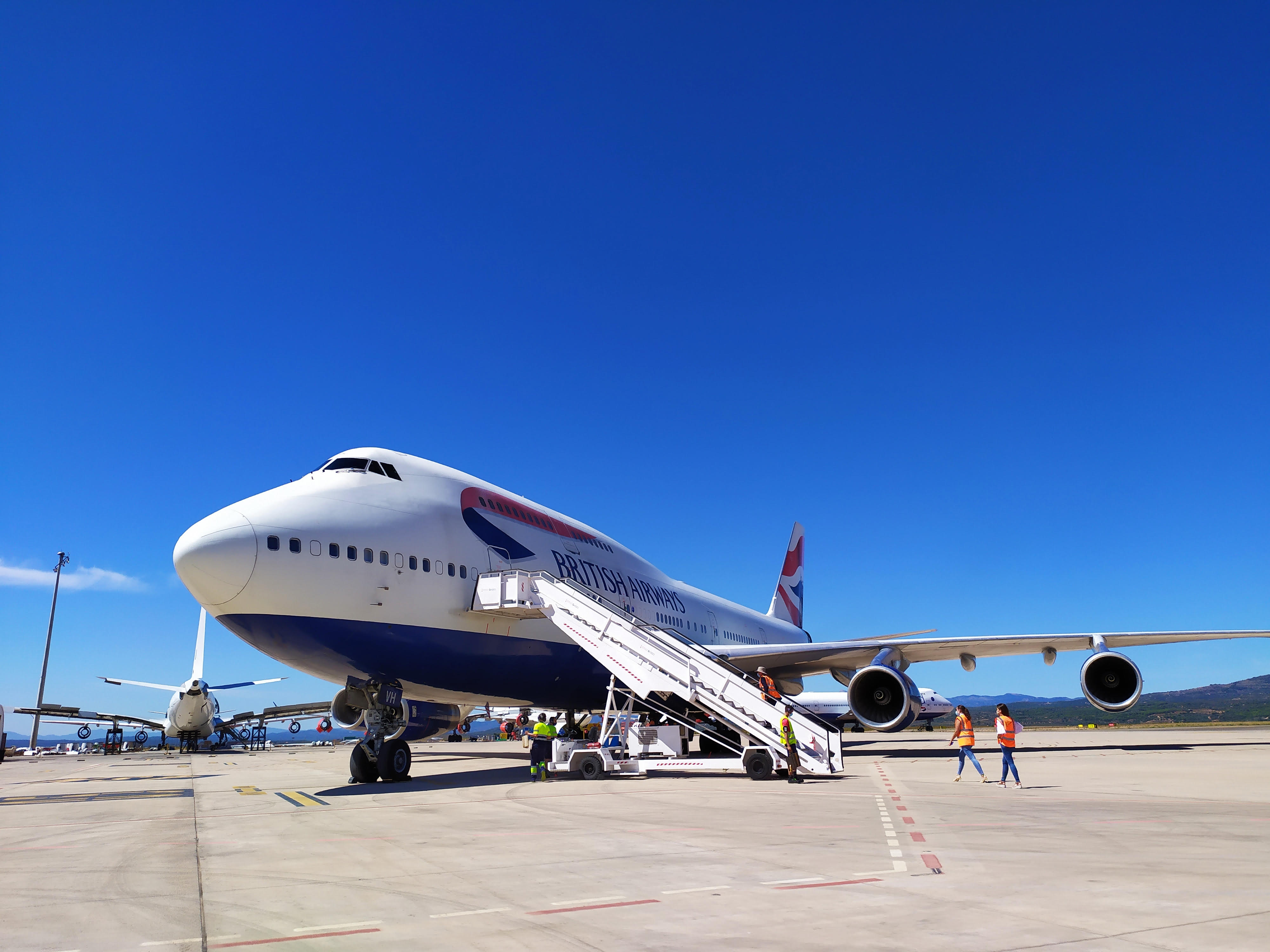 El aeropuerto de Castellón recibe el segundo Boeing 747-400 para su desmontaje
