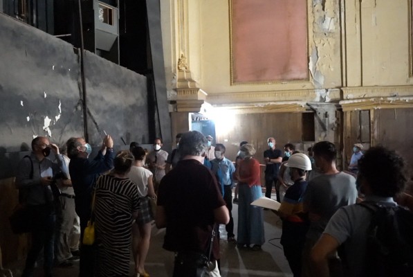 Cuarenta arquitectos son testigos de las posibilidades del Cine Central de Cartagena... y de su abandono