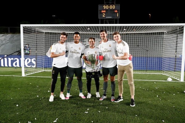 Un murciano se cuela en la fiesta del campeón