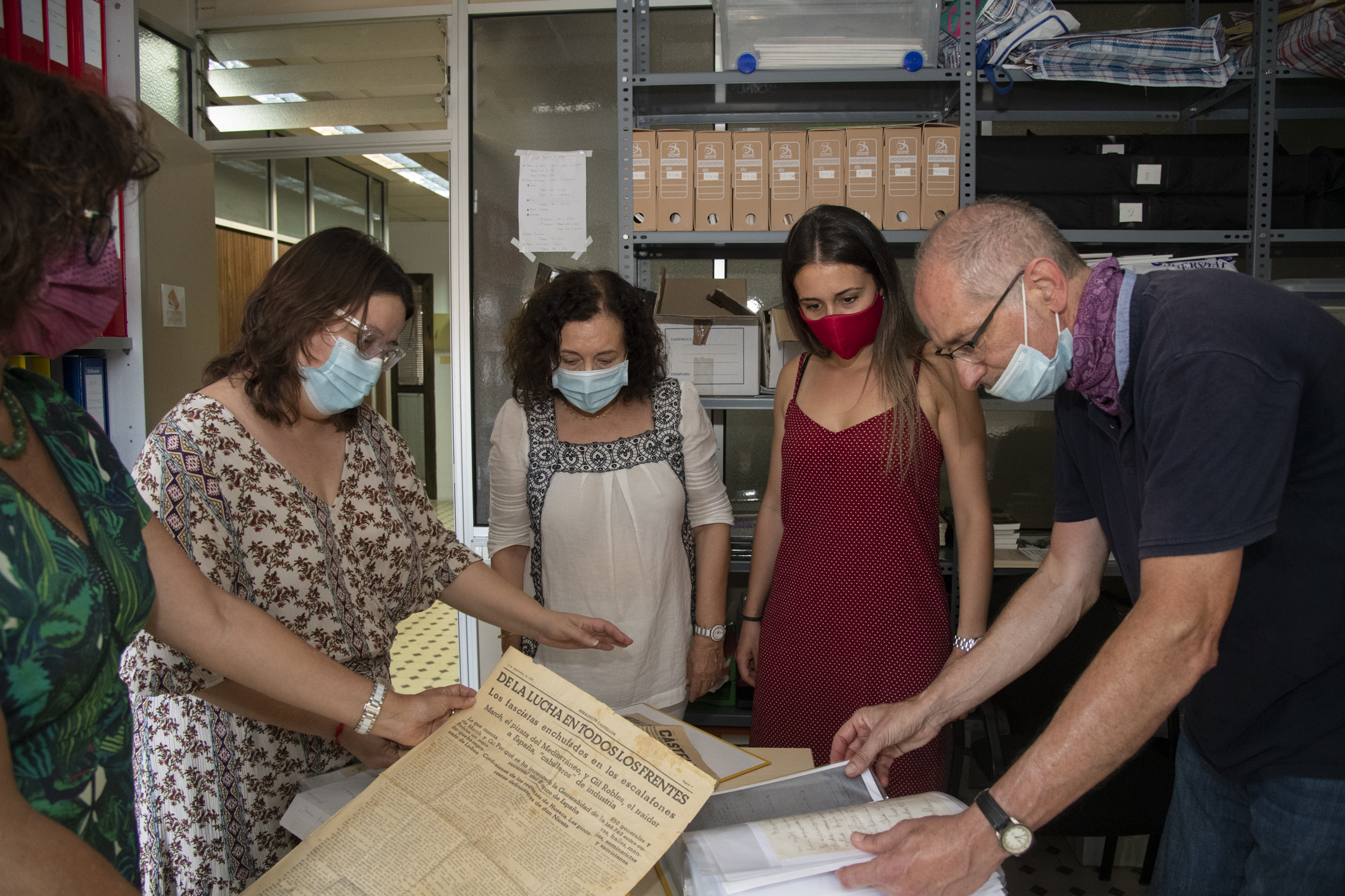 Más de 400 documentos del archivo de la Memoria Histórica de Castelló estarán disponibles en la web