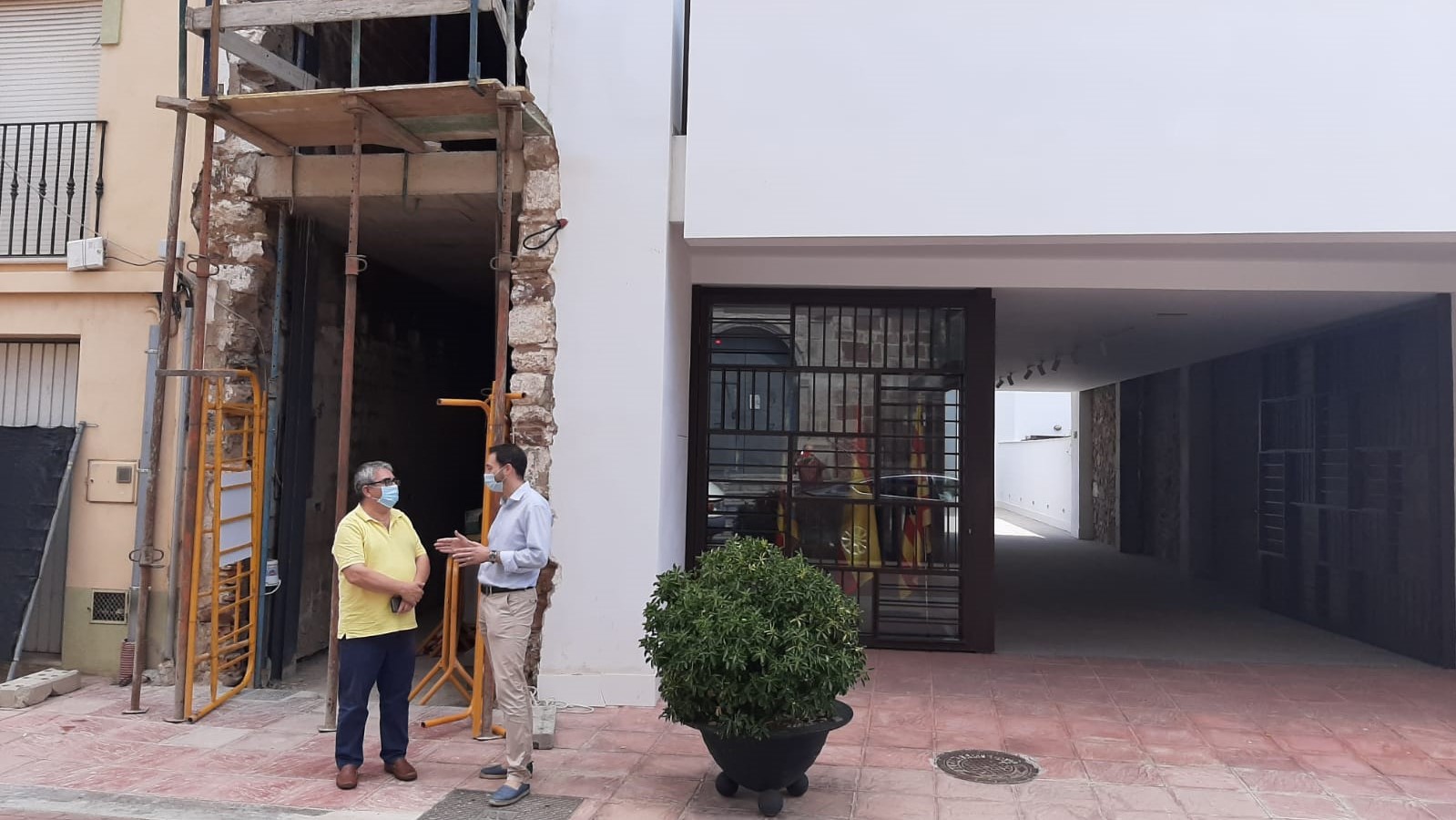 La Diputación visita las obras enmarcadas en el Plan 135 en Sant Joan de Moró y la Pobla Tornesa