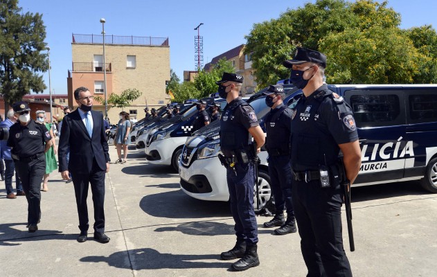 Murcia estrena el grupo de Policía Local que reforzará la seguridad en las pedanías más conflictivas